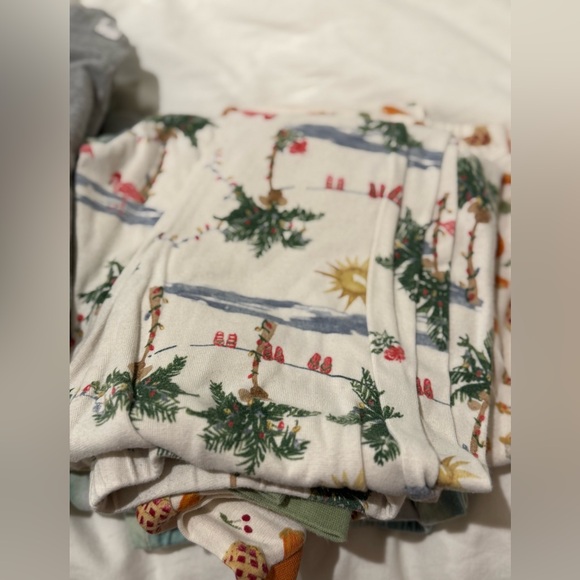 5 Sets of Size M L Women’s 100% Organic Cotton Matching Family Pajamas top pants - Picture 4 of 11